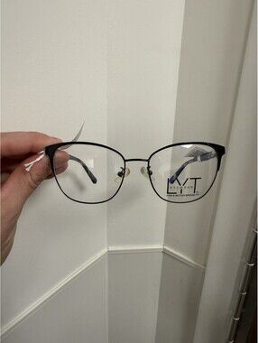 LYT Eyeglasses Black Full Rim Cat Eye 53-17-140